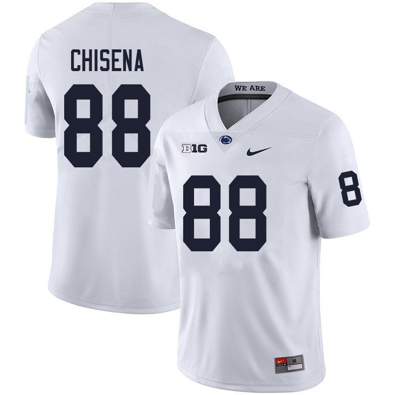 Men #88 Dan Chisena Penn State Nittany Lions College Football Jerseys Sale-White